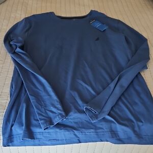 Nautica Classic Blue Long Sleeve Tee